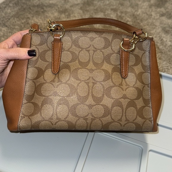 Coach Small Christie Carryall- Gold/Khaki - Picture 4 of 10